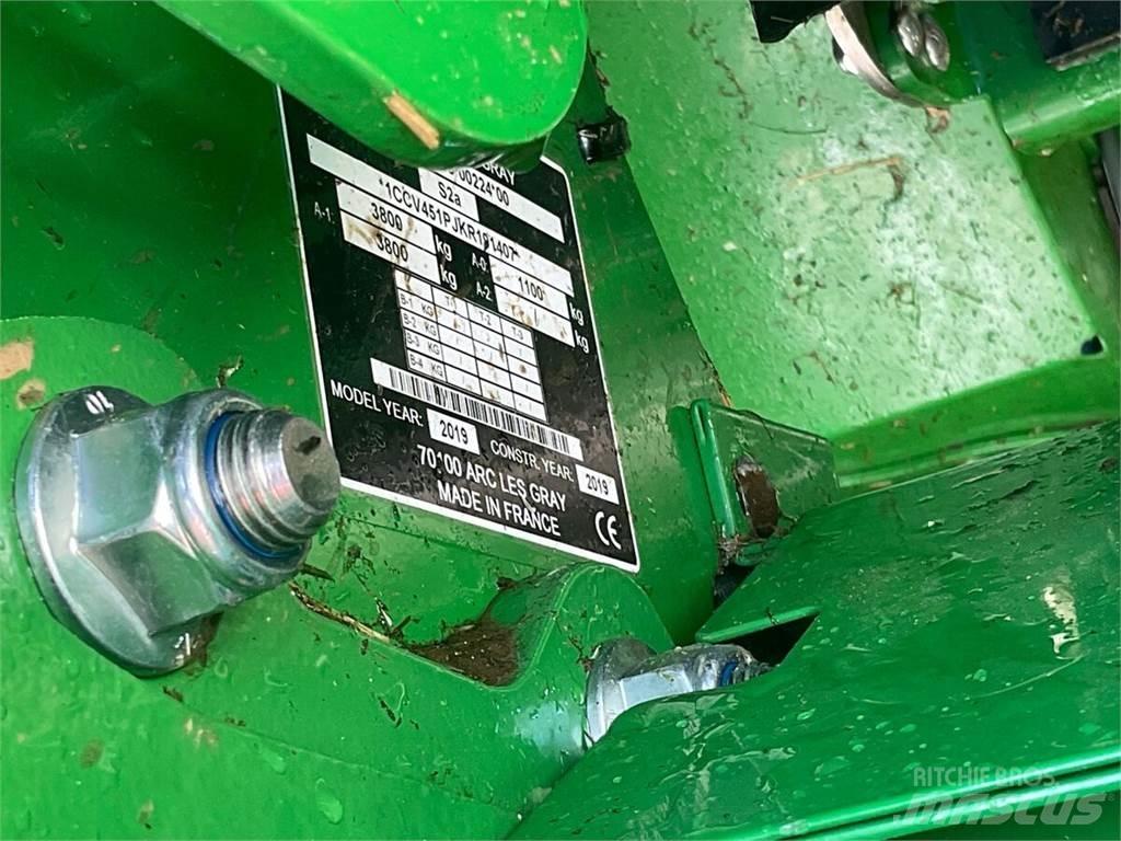 John Deere V451R Lisy na okrúhle balíky