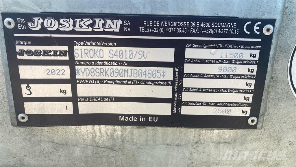 Joskin S4010/9V Rozmetadlá maštaľného hnoja