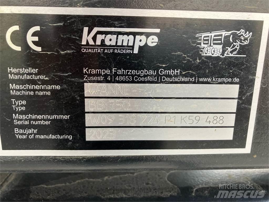 Krampe BigBody 750 Vyklápacie prívesy