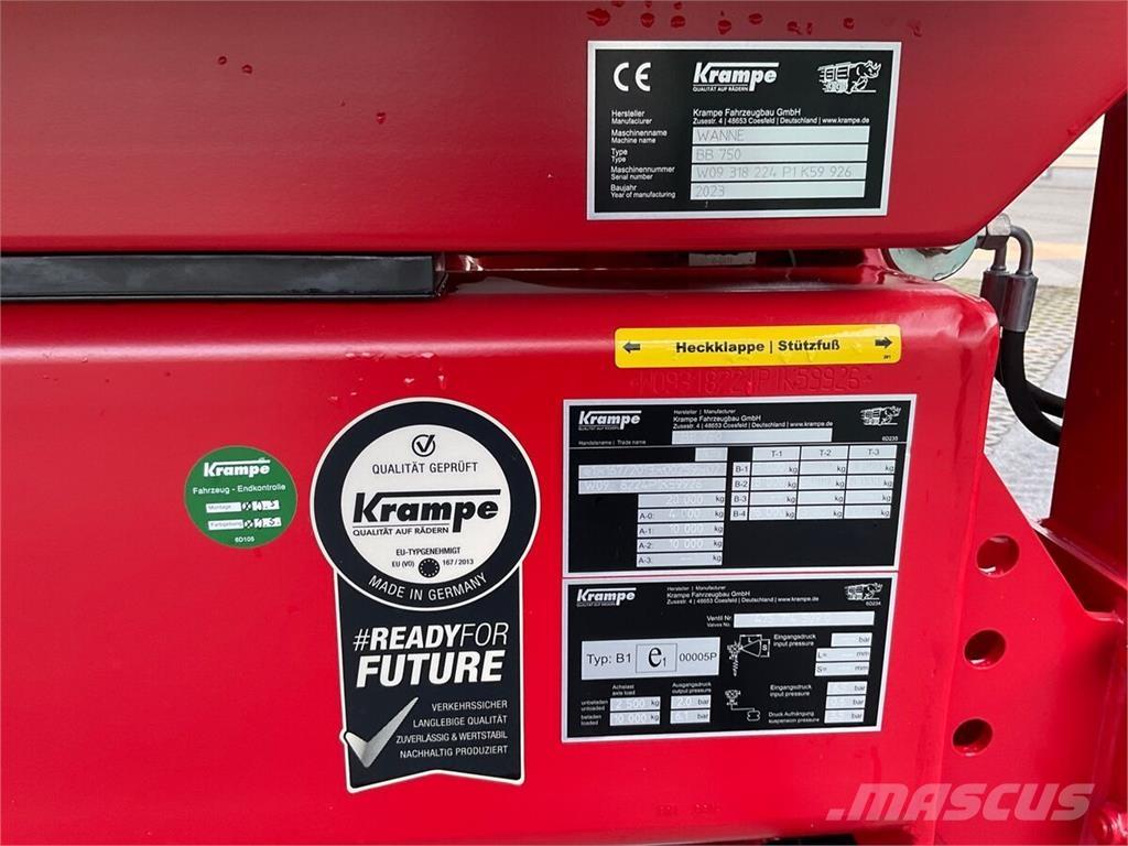 Krampe BigBody 750 Ďalšie prívesy