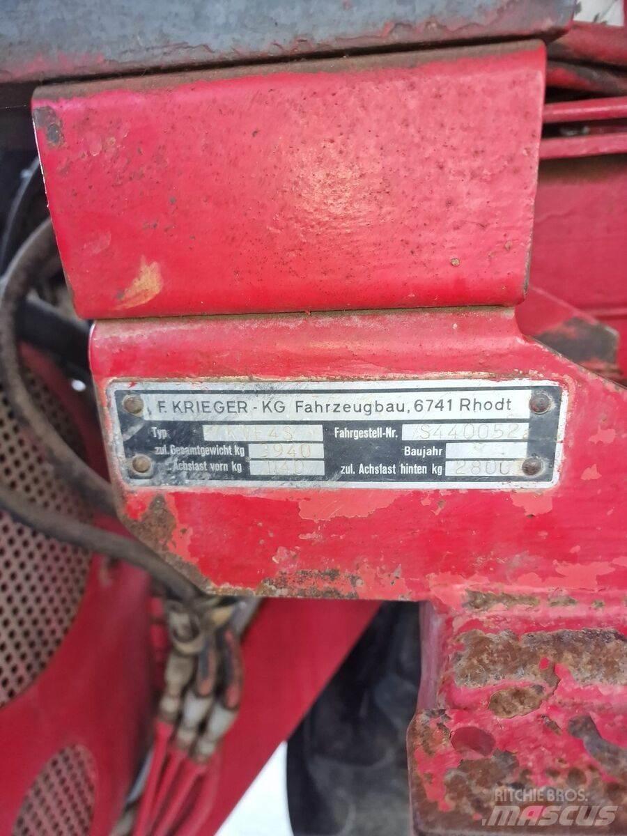  Krieger KVE 4S Stroje na zber hrozna