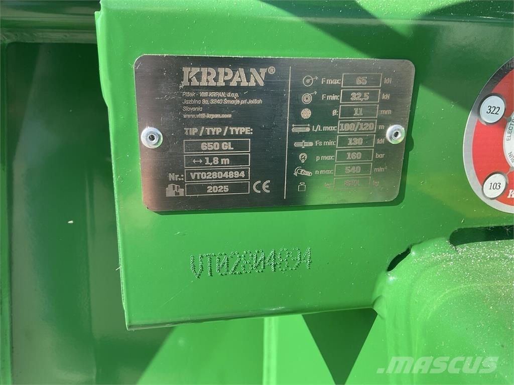 Krpan 650GL Navijaky