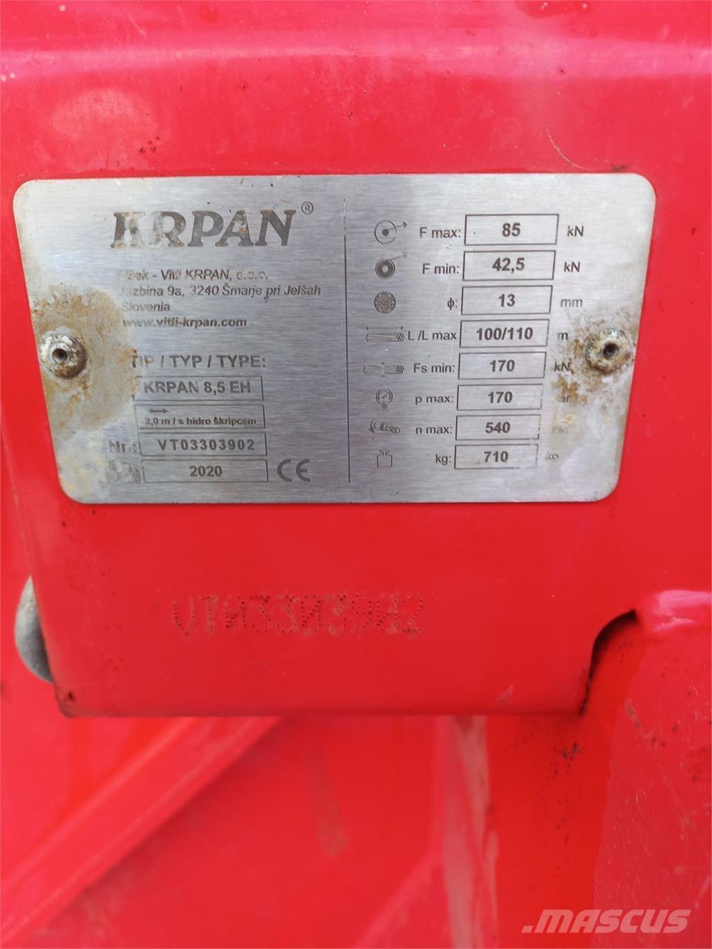 Krpan 8,5EH Navijaky