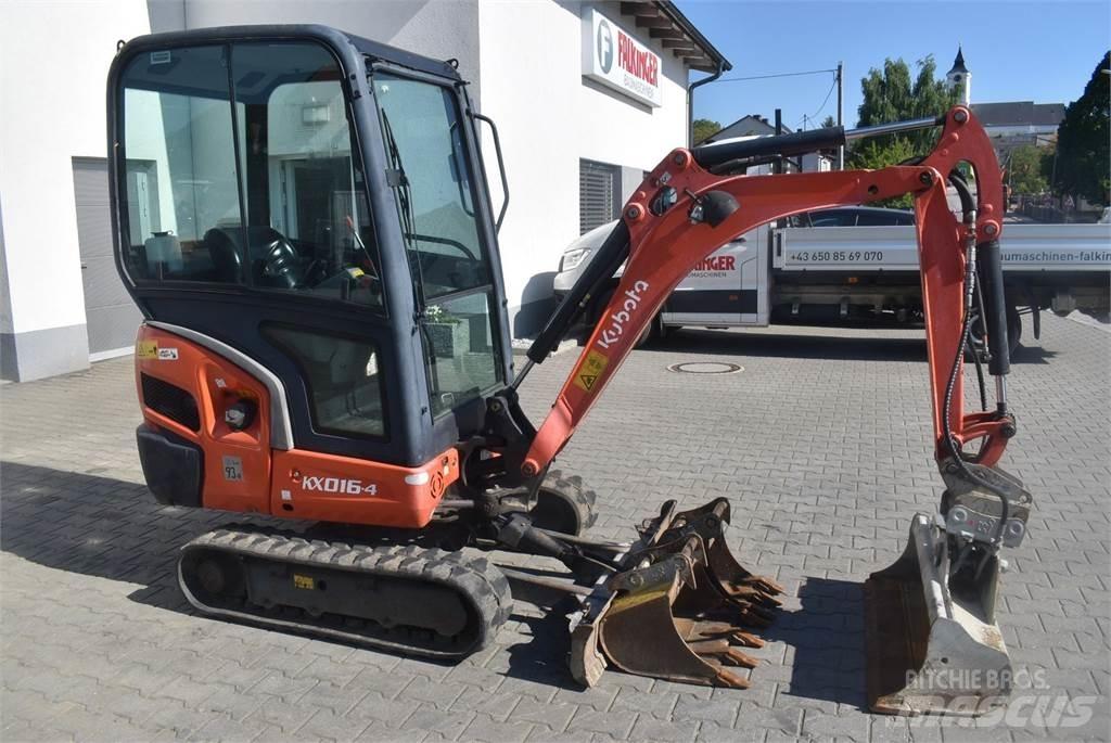 Kubota KX016-4 Mini rýpadlá < 7t