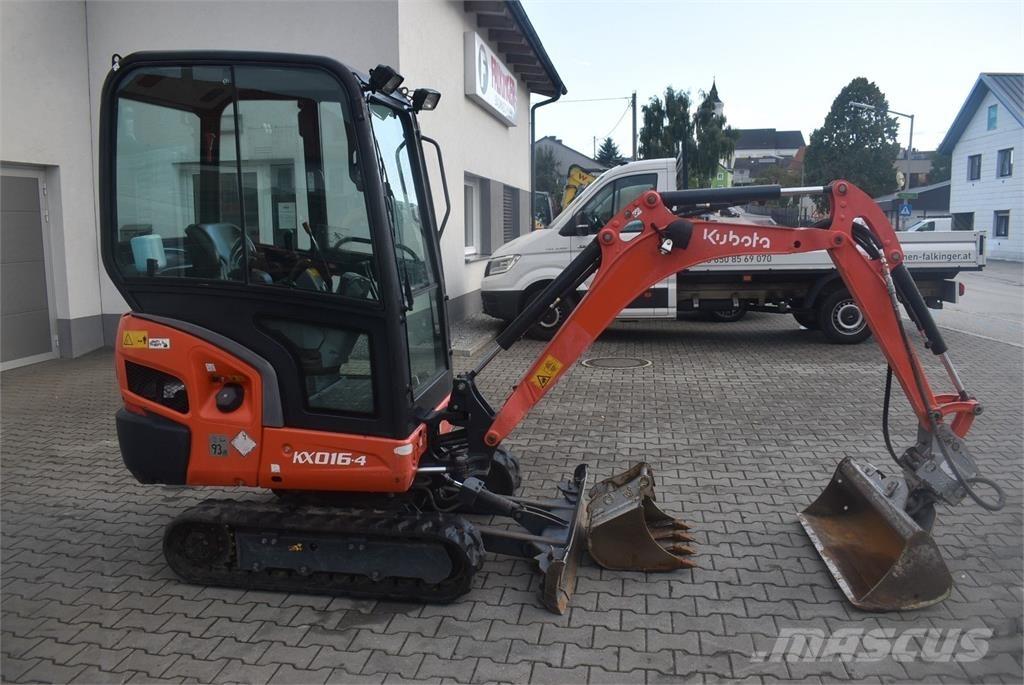 Kubota KX016-4 Mini rýpadlá < 7t