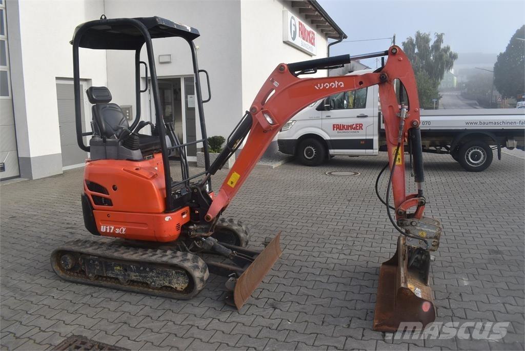 Kubota U17-3a Mini rýpadlá < 7t