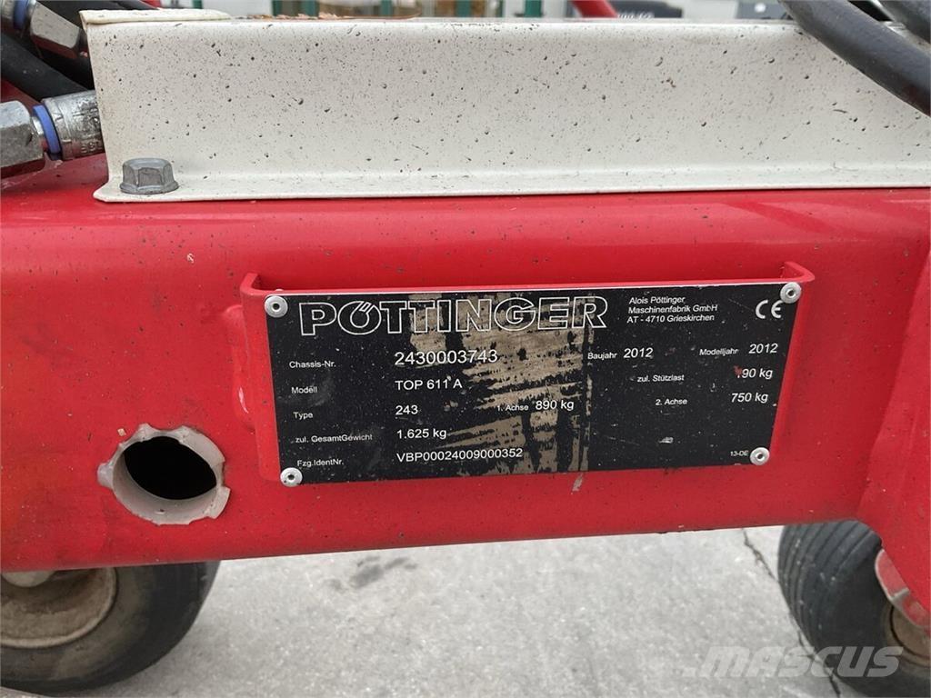 Pöttinger Top 611 Riadkovacie žacie stroje
