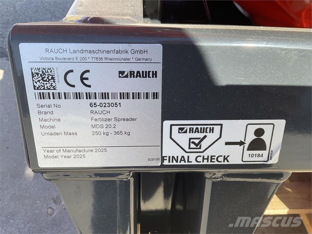 Rauch MDS 20.2 Iné stroje na aplikáciu hnojív a ich príslušenstvo
