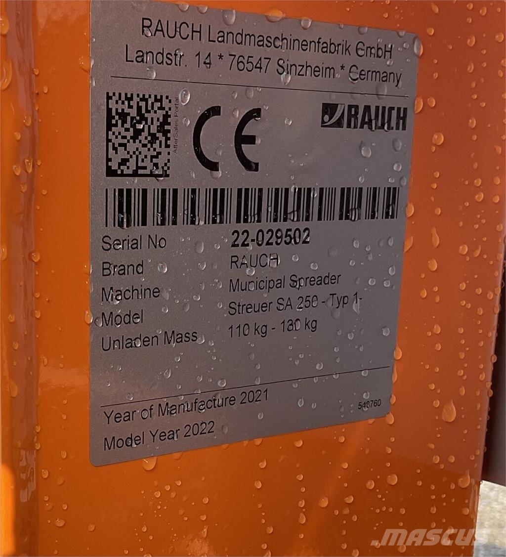 Rauch SA 250 Komunálna technika - ostatné