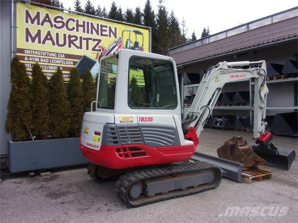 Takeuchi TB 235 Mini rýpadlá < 7t