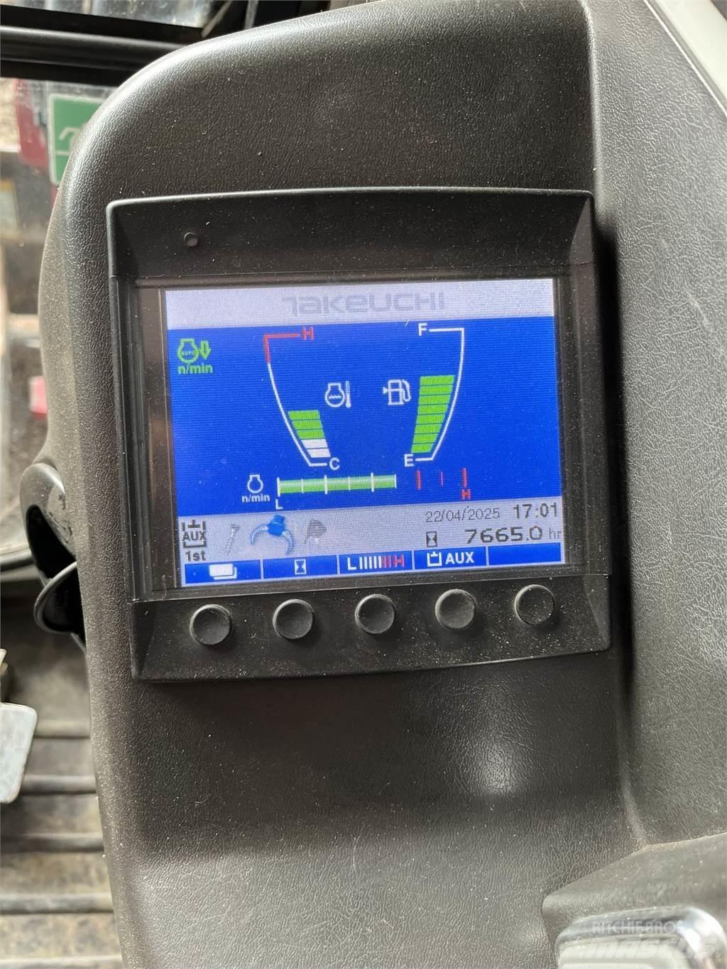 Takeuchi TB 260 Mini rýpadlá < 7t