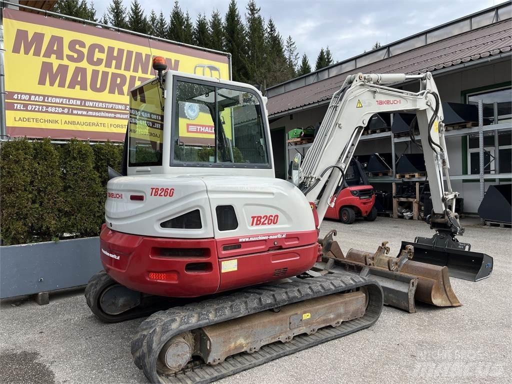 Takeuchi TB 260 Mini rýpadlá < 7t