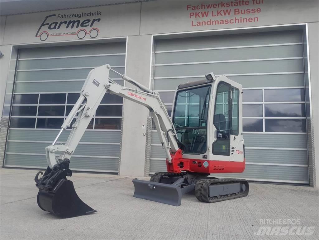 Takeuchi TB016 Mini rýpadlá < 7t