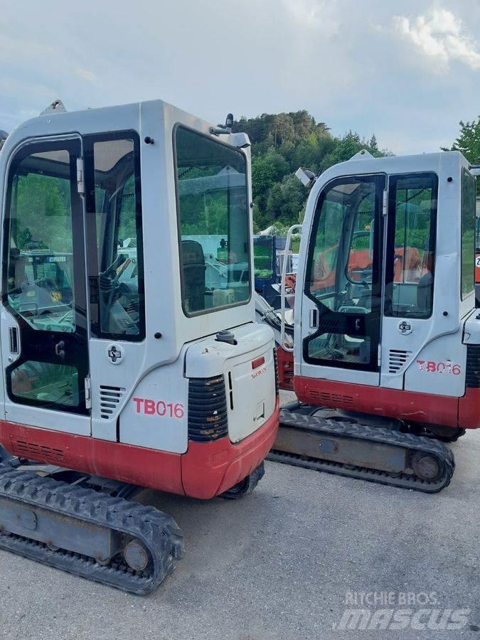 Takeuchi TB016 H Mini rýpadlá < 7t