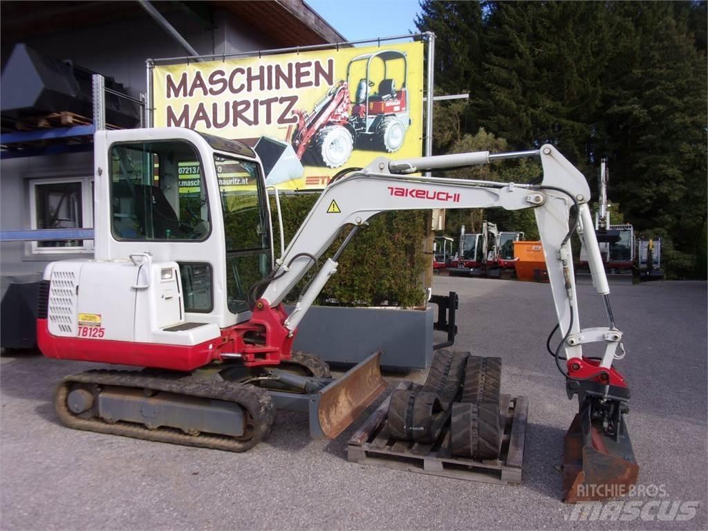 Takeuchi TB125 Mini rýpadlá < 7t