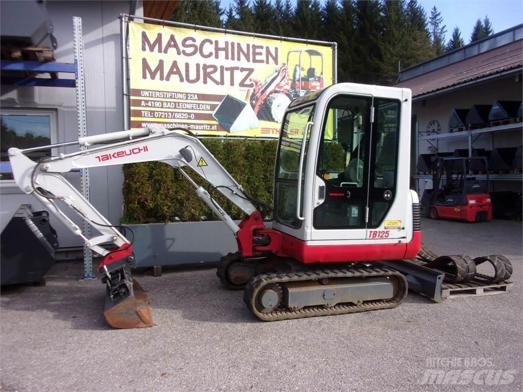 Takeuchi TB125 Mini rýpadlá < 7t