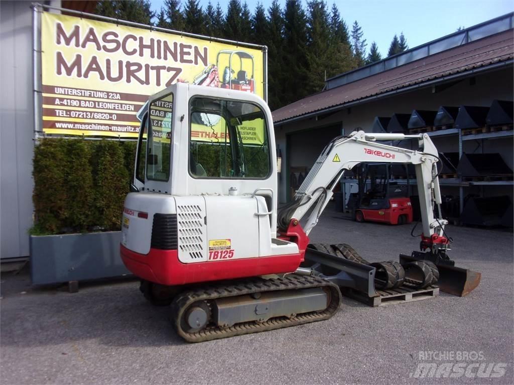 Takeuchi TB125 Mini rýpadlá < 7t