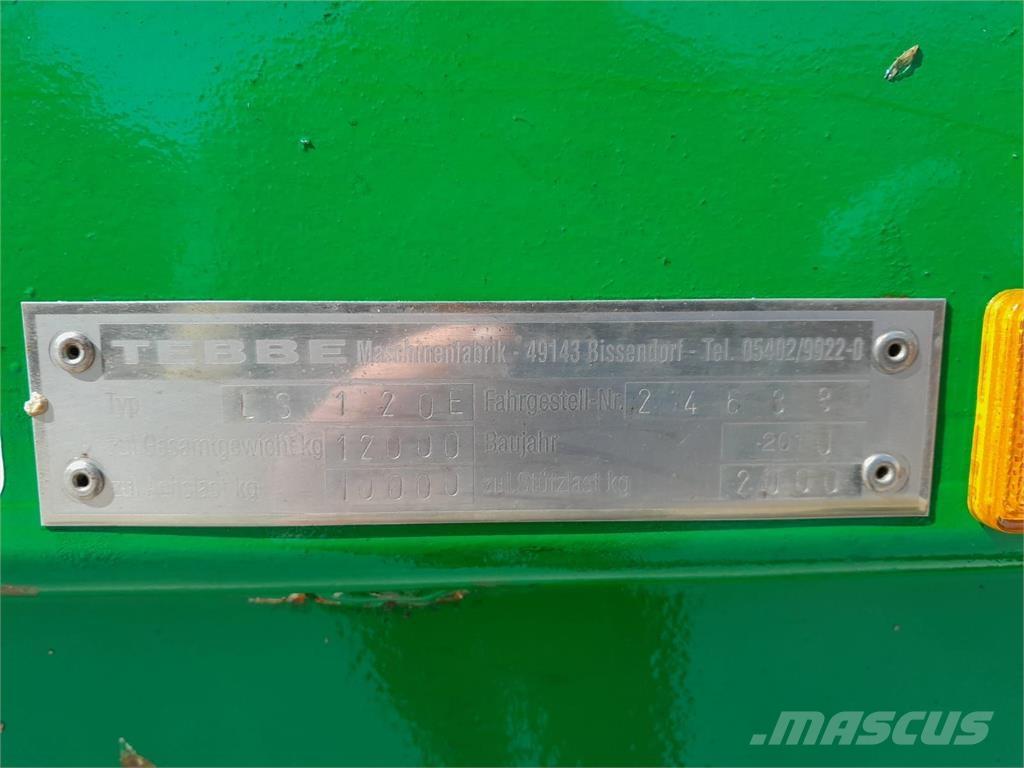 Tebbe LS 120E Rozmetadlá maštaľného hnoja