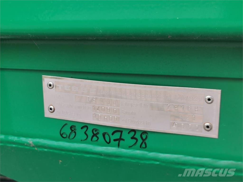 Tebbe TS 100 Rozmetadlá maštaľného hnoja