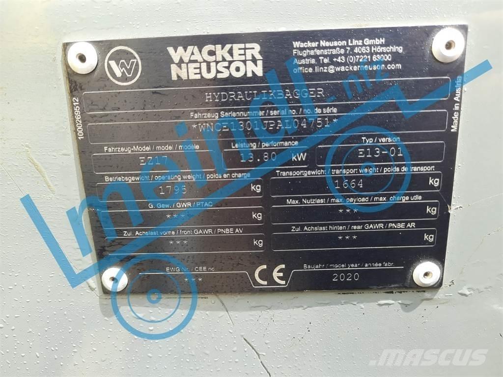 Wacker Neuson EZ 17 Mini rýpadlá < 7t