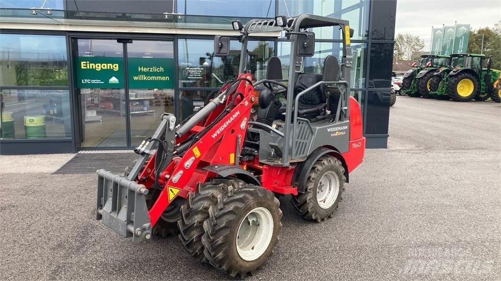 Weidemann 1160 Čelné nakladače a rýpadlá