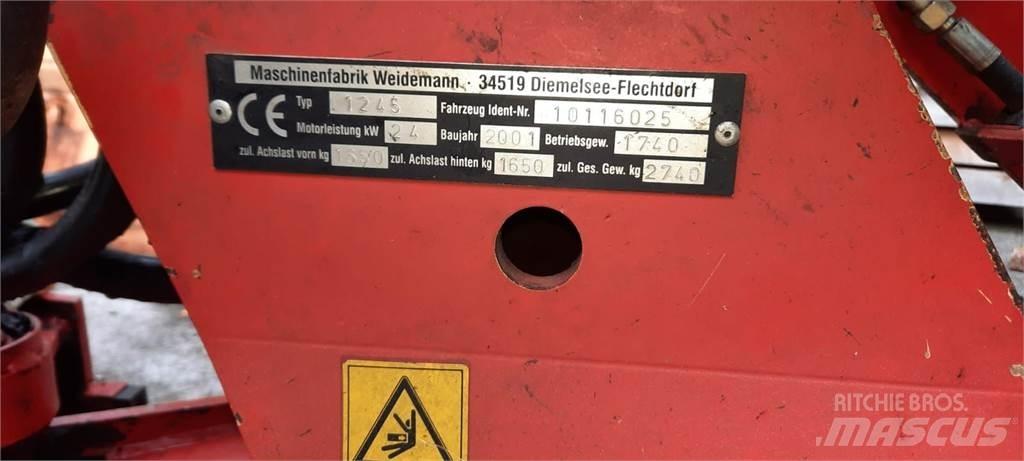 Weidemann 1245 Čelné nakladače a rýpadlá
