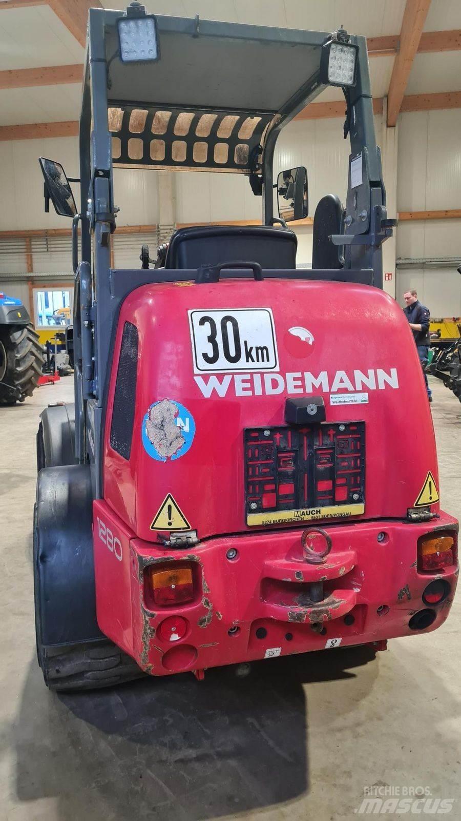 Weidemann 1280 Čelné nakladače a rýpadlá