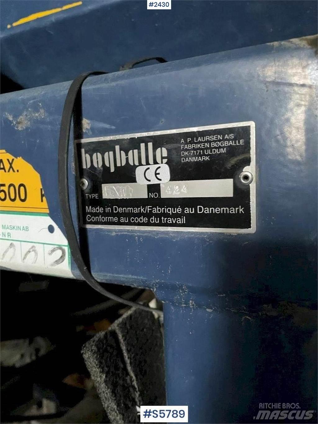 Bogballe EXW 1000 Iné stroje na aplikáciu hnojív a ich príslušenstvo