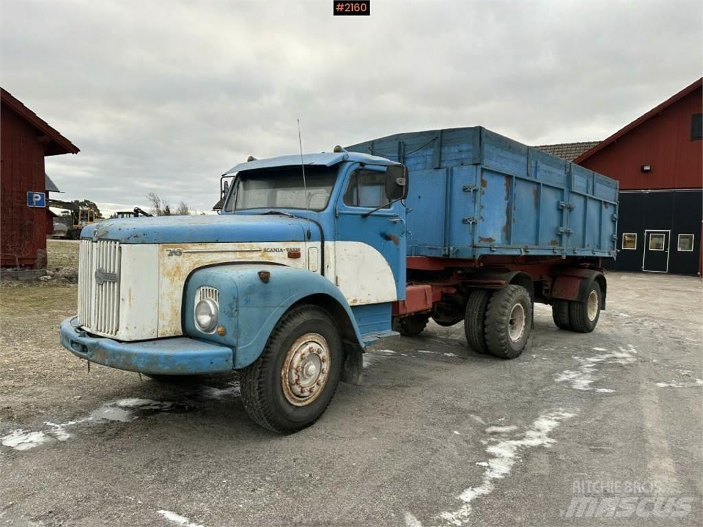 Scania L76 Plošinové nákladné automobily/nákladné automobily so sklápacími bočnicami