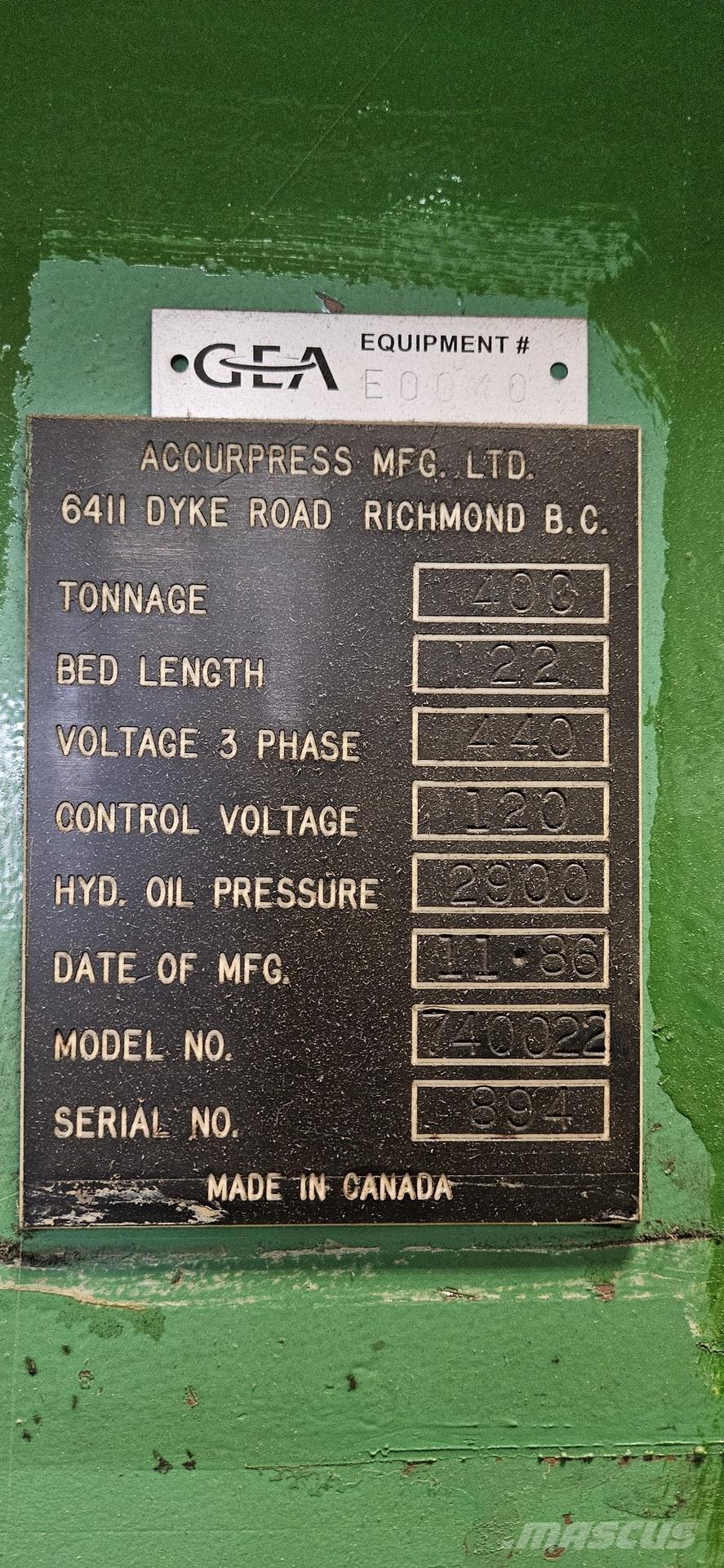  ACCURPRESS 740022 Stavebníctvo - ostatné