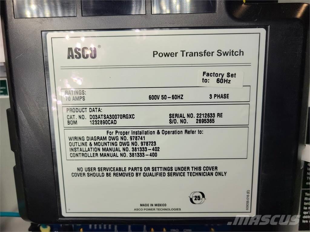Asco D03ATSA30070RGXC Stavebníctvo - ostatné