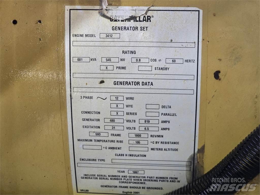 CAT 3412 Naftové generátory