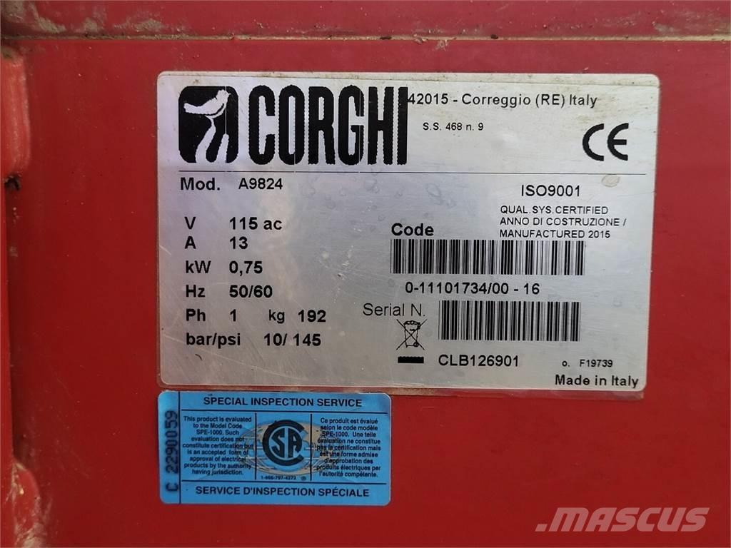 Corghi A9824 Pneumatiky, kolesá a ráfiky