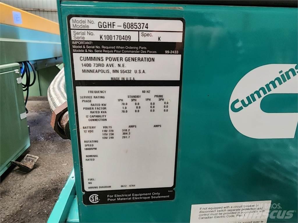 Cummins GGHF-6085374 Naftové generátory