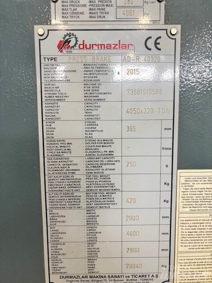 Durma AD-R 40320 Stavebníctvo - ostatné
