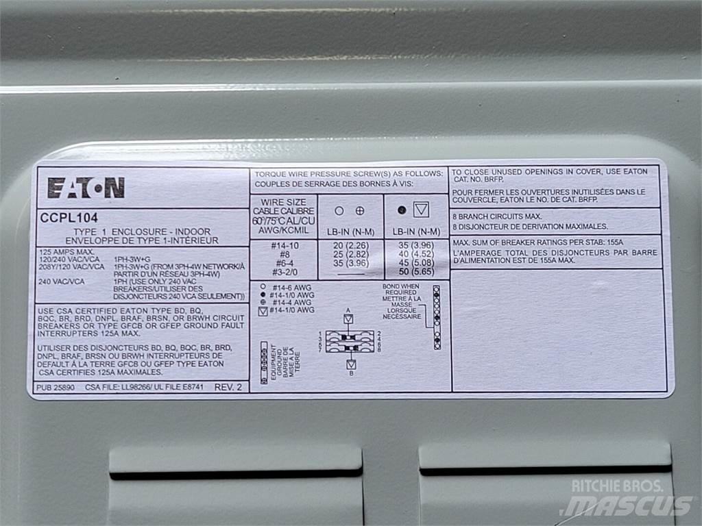 Eaton CCPL104 Stavebníctvo - ostatné