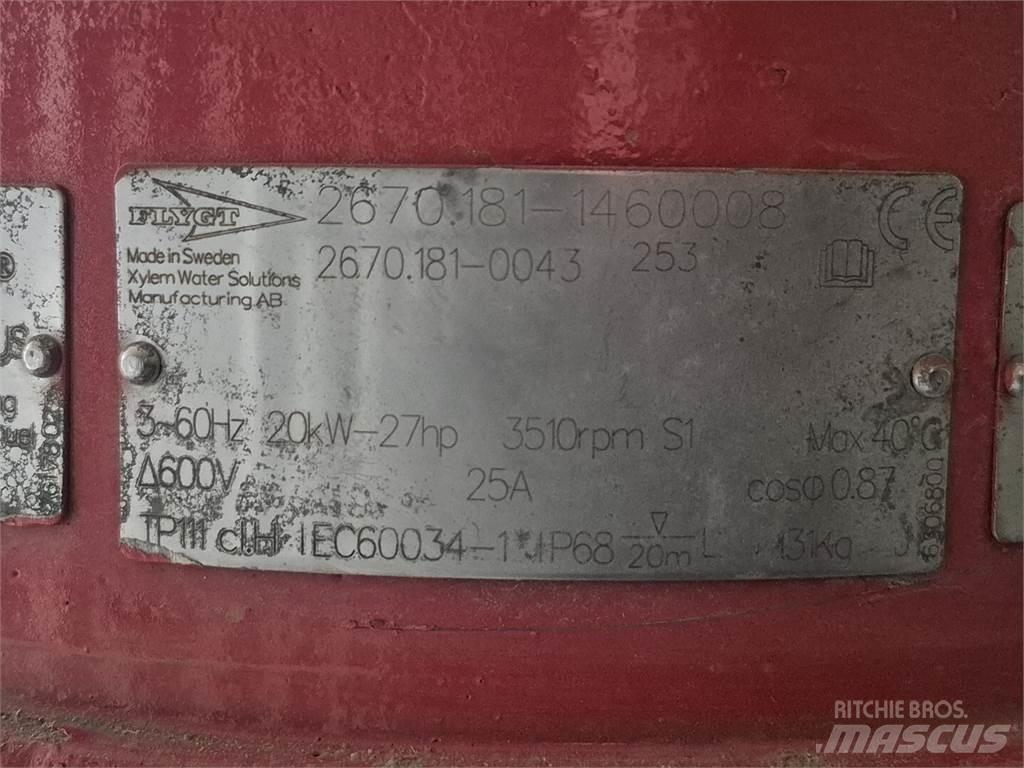 Flygt 2670.181-0043 Vodné čerpadlá