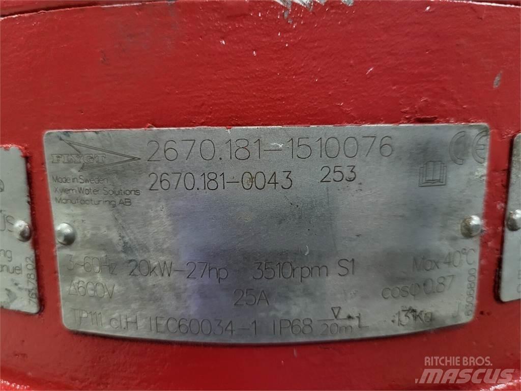 Flygt 2670.181-0043 Vodné čerpadlá