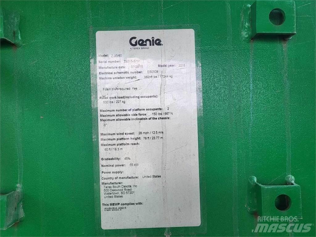 Genie Z-80/60 Kĺbové plošiny