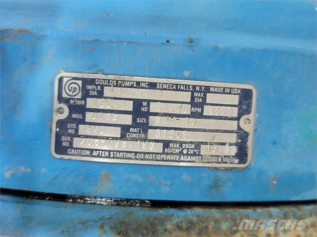  GOULD 3196 Vodné čerpadlá
