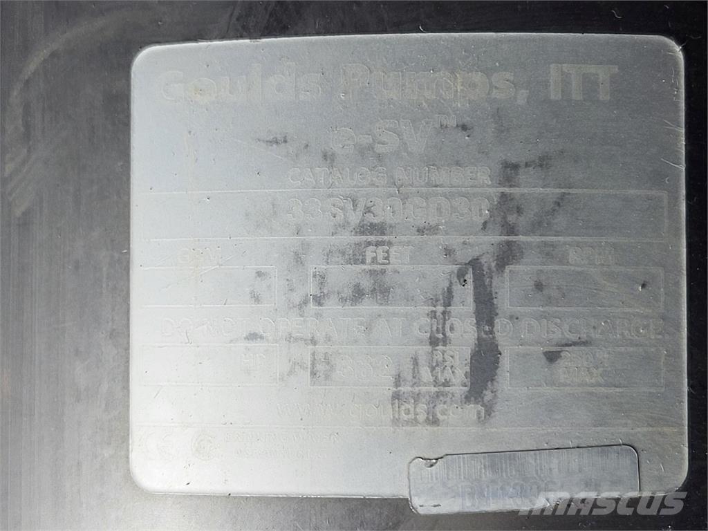  GOULDS 33SV30GD30 Vodné čerpadlá