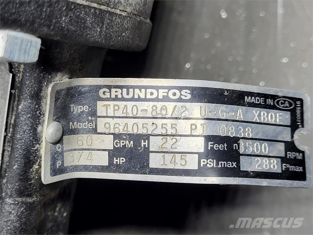 Grundfos 96405255 Vodné čerpadlá