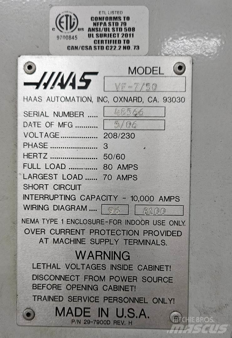 Haas VF-7/50 Stavebníctvo - ostatné