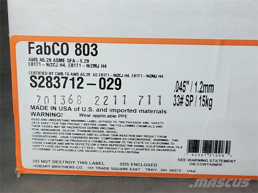 Hobart S283712-029 Zváracie stroje