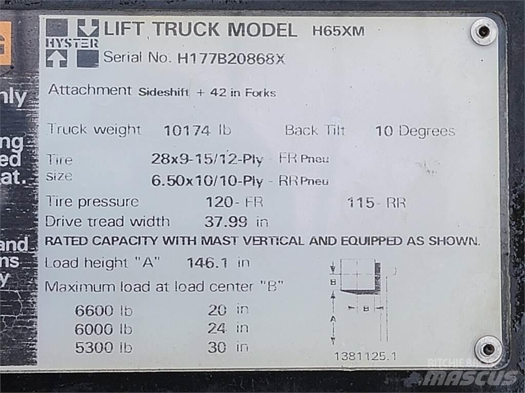 Hyster H65XM Stavebníctvo - ostatné