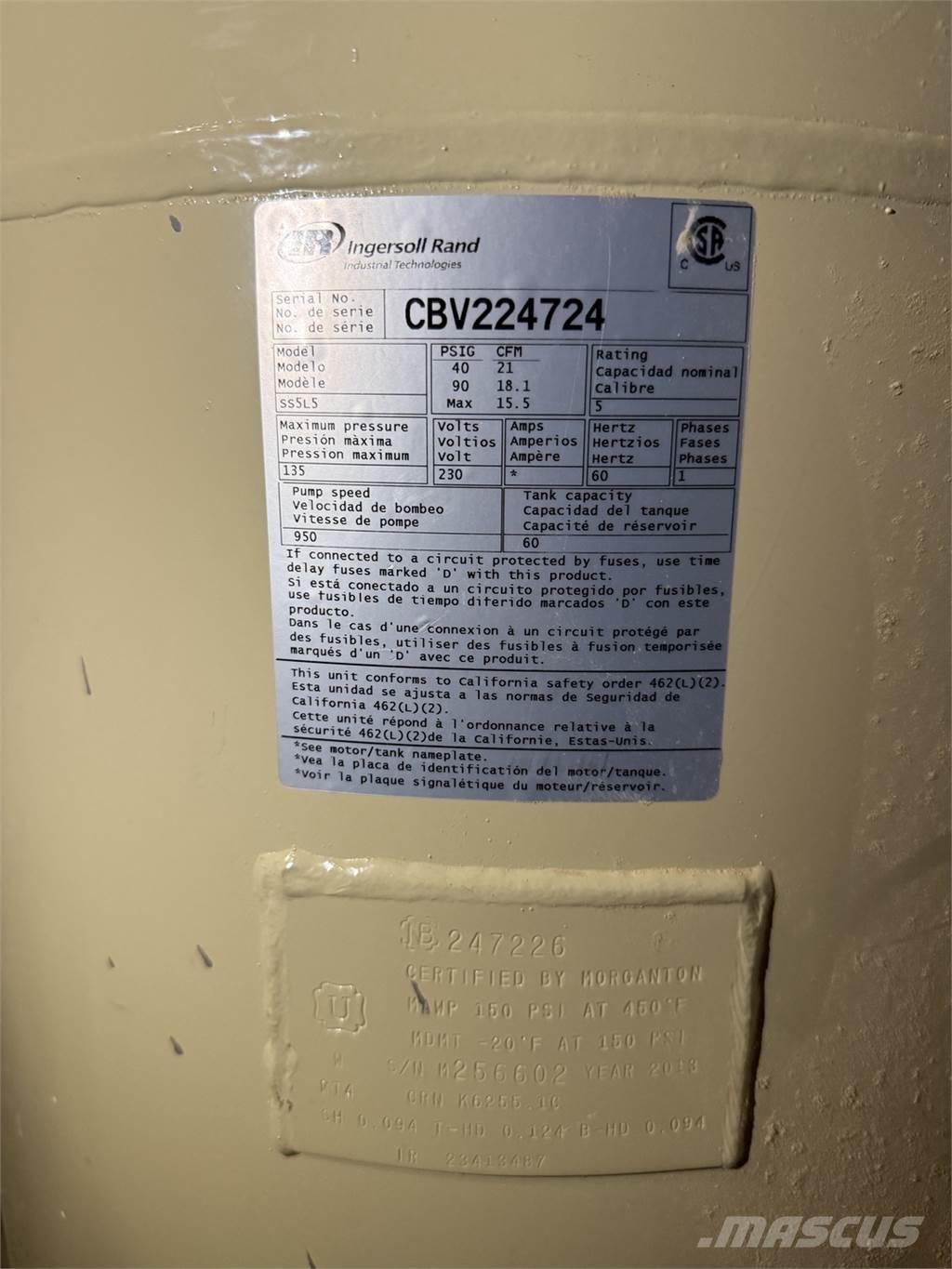 Ingersoll Rand SS5L5 Kompresory