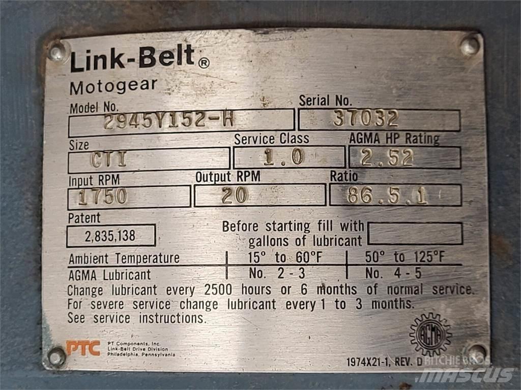 Link-Belt 2945Y152-H Stavebníctvo - ostatné