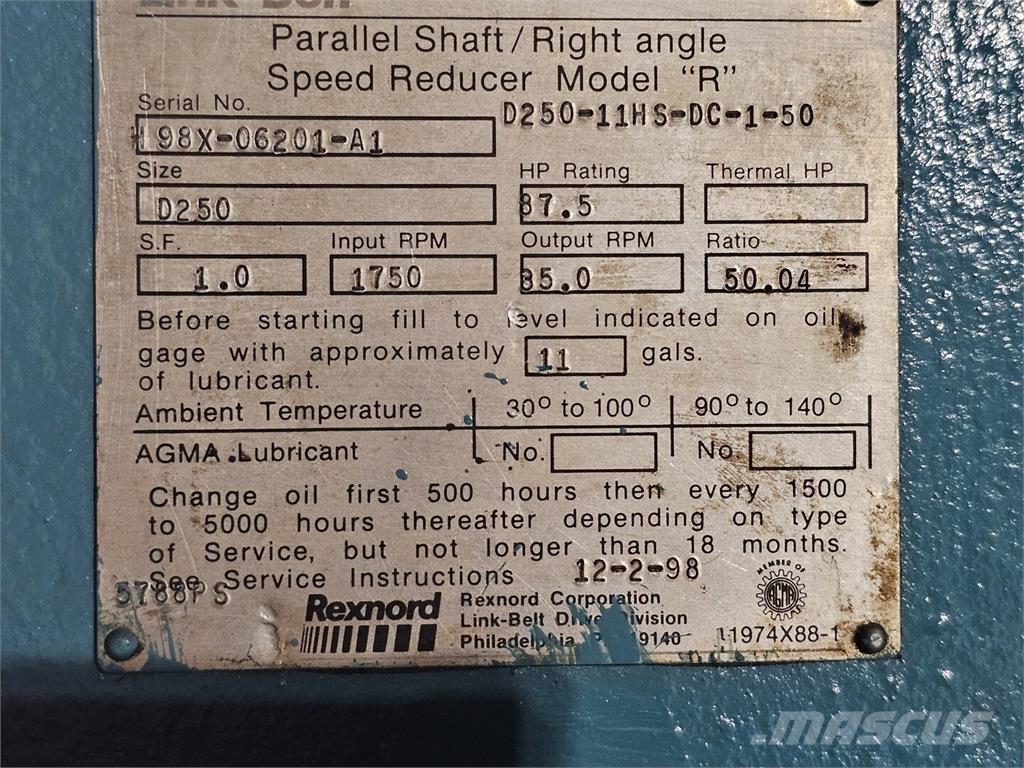 Link-Belt D250 Stavebníctvo - ostatné