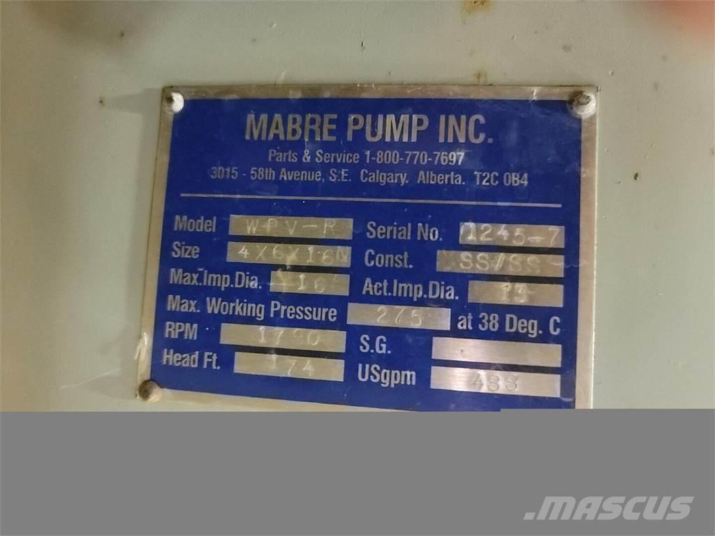  MABRE PUMP WPV-R Vodné čerpadlá