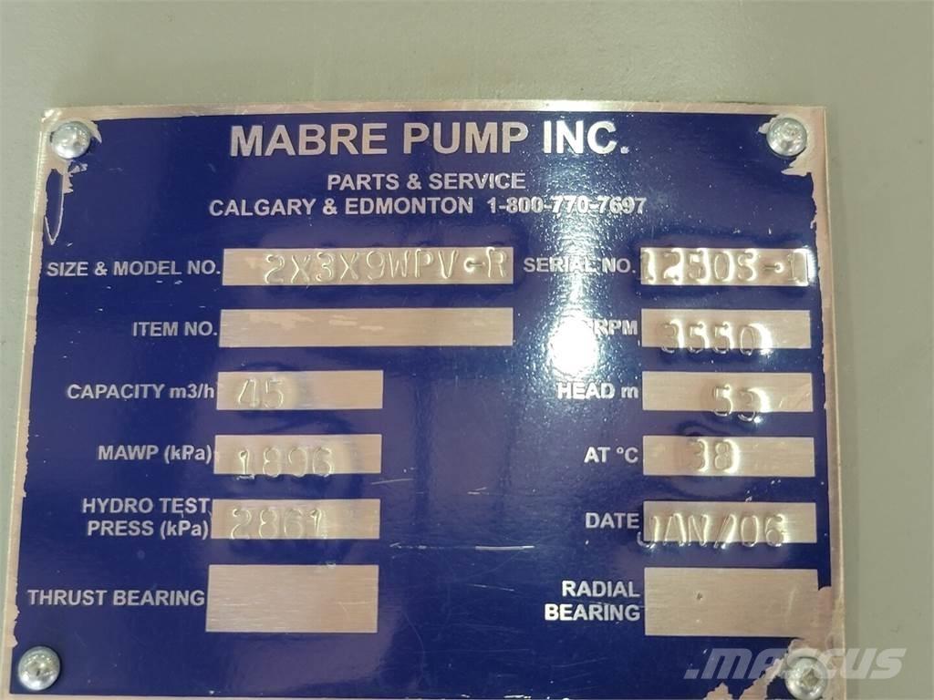  MABRE PUMP WPV-R Vodné čerpadlá